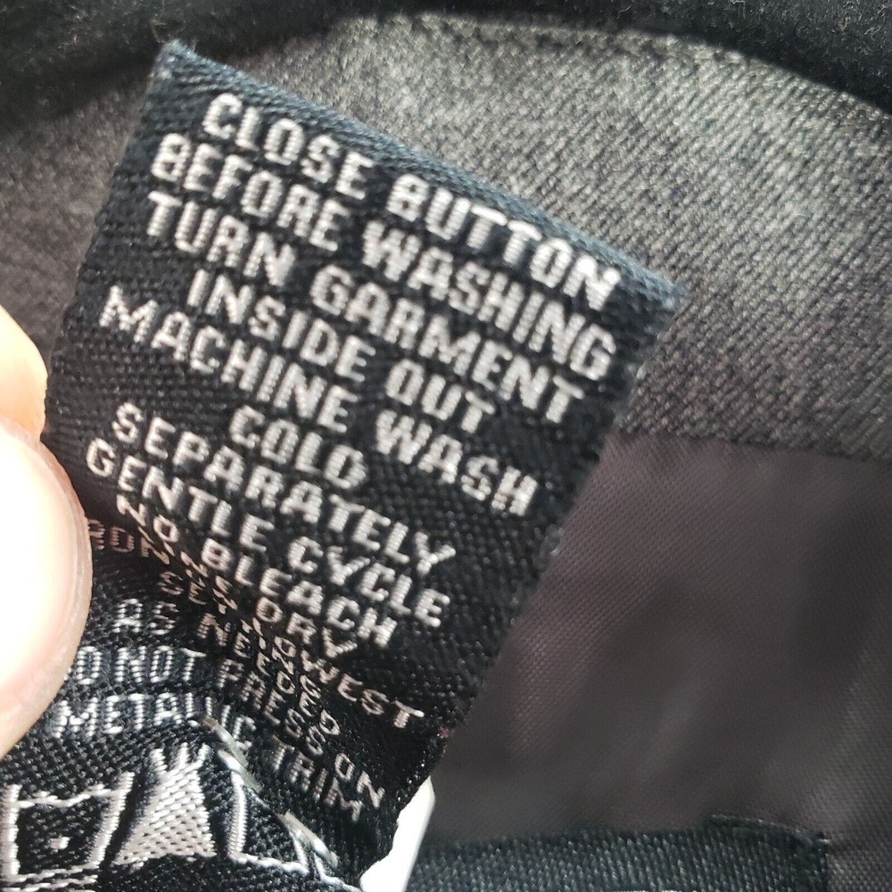 Dialogue Gray Toggle Button Up Jacket Blazer Wome… - image 6